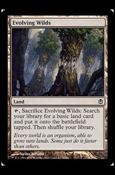 Magic the Gathering: Duel Decks: Ajani vs. Nicol Bolas card 32 Evolving Wilds