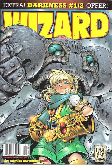 Wizard: The Comics Magazine issue 88-D Unbagged Joe Madureira Battle Chasers Cover