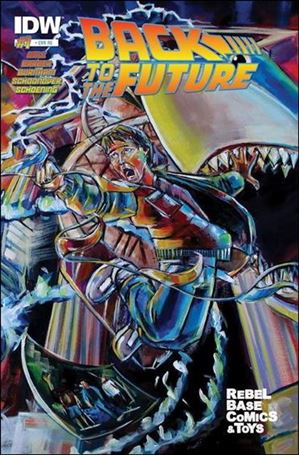 Back to the Future (2015) issue 1-MX John Hairston Rebel Base Comics & Toys Cover