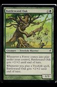 Magic the Gathering: Lorwyn (Base Set) card 197 Battlewand Oak