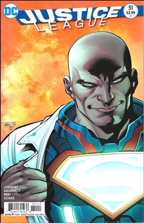 Justice League (2011) issue 51-B Luthor Reorder Cover