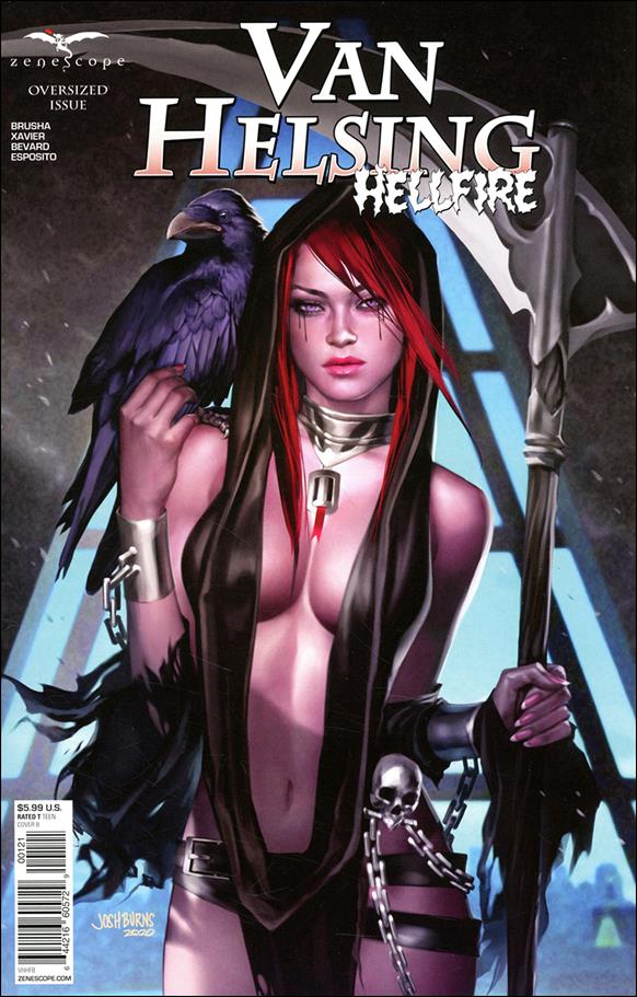 Van Helsing: Hellfire issue 1-B Josh Burns Cover