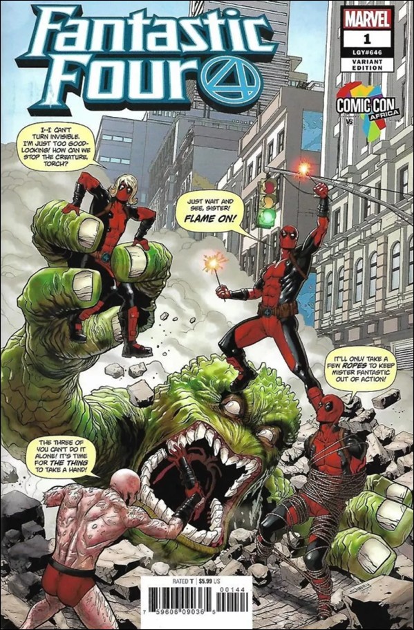 Fantastic Four (2018) issue 1-X Will Sliney Comic Con Africa Cover