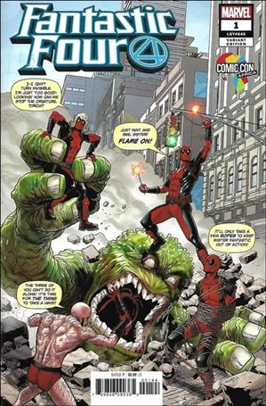 Fantastic Four (2018) issue 1-X Will Sliney Comic Con Africa Cover