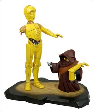 Star Wars Animated Maquettes item 3 C-3PO and Jawa