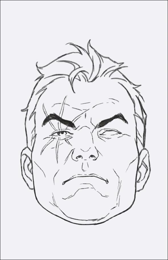 Cable (2024) issue 3-D Mark Brooks 1:50 Headshot Sketch Virgin Cover