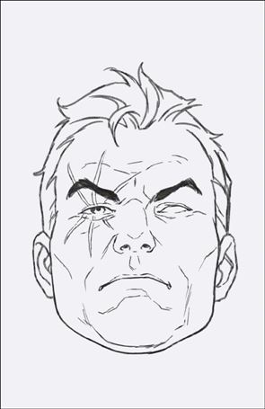 Cable (2024) issue 3-D Mark Brooks 1:50 Headshot Sketch Virgin Cover