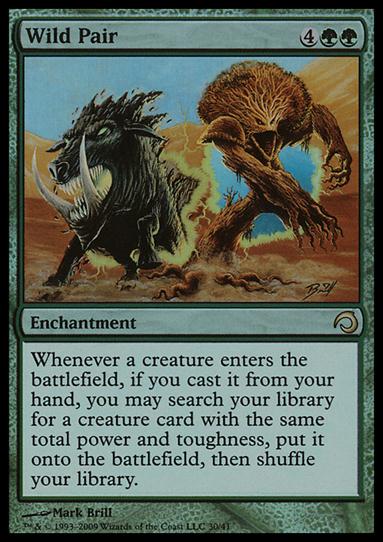 Magic the Gathering: Premium Deck Series: Slivers (Base Set) card 30 Wild Pair