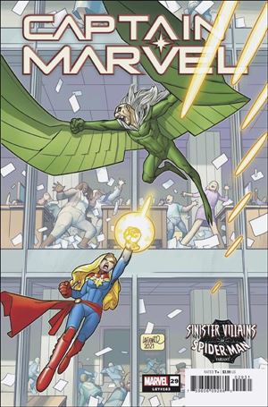 Captain Marvel (2019) issue 29-B David Lafuente Sinister Villains Cover