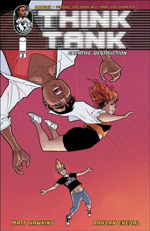 Think Tank: Creative Destruction issue 2-B Falling Cover