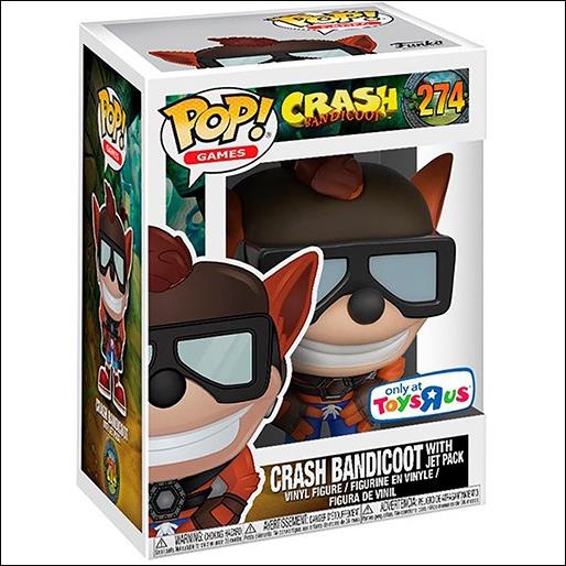 POP! Games figure 274 Crash Bandicoot with jet pack