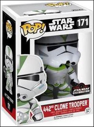 POP! Star Wars figure 171 442nd Clone Trooper SW Celebration Exclusive