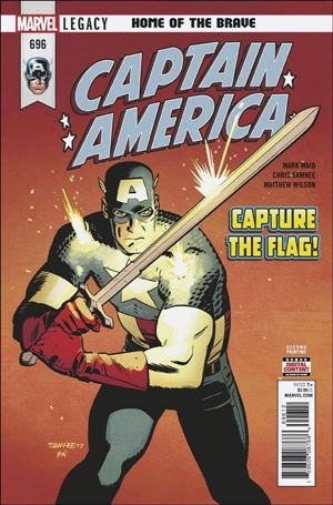 Captain America (1968) issue 696-C Chris Samnee Cover (2nd Printing)