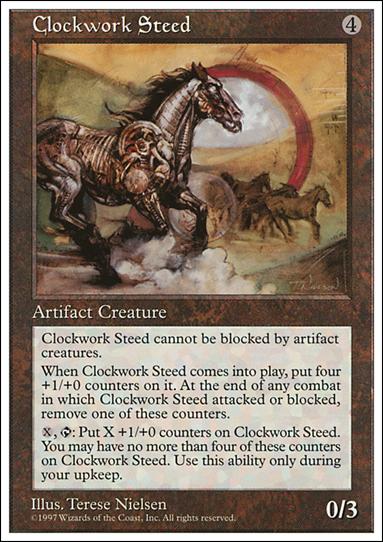 Magic the Gathering: 5th Edition (Base Set) card 357 Clockwork Steed