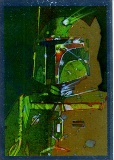 Star Wars Galaxy: Series 7 (Foil Subset) card 6 Boba Fett - Silver Foil