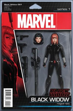 Black Widow (2016) issue 1-E John Tyler Christopher Action Figure Cover
