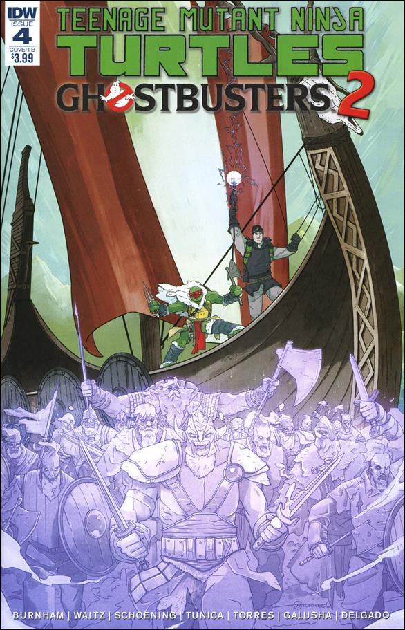 Teenage Mutant Ninja Turtles/Ghostbusters 2 issue 4-B Mark Torres Cover