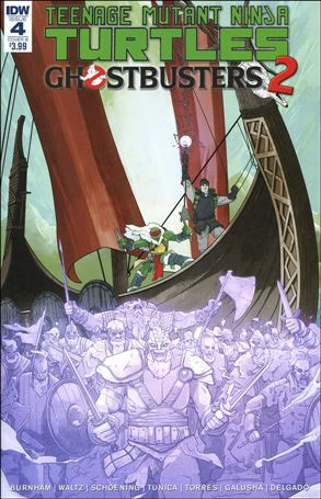 Teenage Mutant Ninja Turtles/Ghostbusters 2 issue 4-B Mark Torres Cover