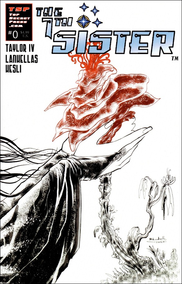 7th Sister issue 0-C Rafael Lanhellas Wraparound Cover
