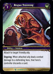 World of Warcraft: March of the Legion (Base Set) card 86 Rogue Training