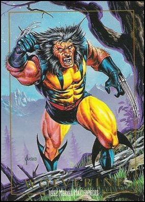 1992 Marvel Masterpieces (Promo) card 98 Wolverine (Prototype)