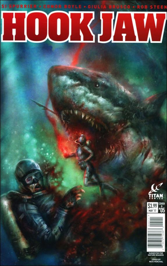 Hook Jaw issue 5 Nick Percival Cover