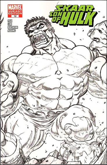 Skaar: Son of Hulk issue 12-D Ed McGuinness 1:50 Sketch Wraparound Cover