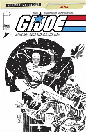 G.I. Joe: A Real American Hero – Jinx issue 1-C Dani B&W 1:10 Cover