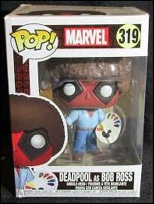 POP! Marvel figure 319 Deadpool as Bob Ross