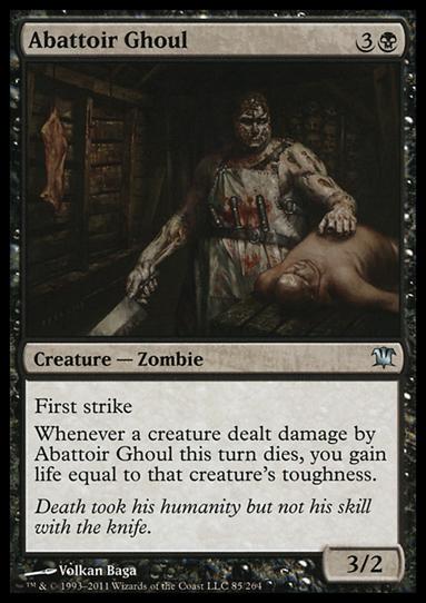 Magic the Gathering: Innistrad (Base Set) card 85 Abattoir Ghoul