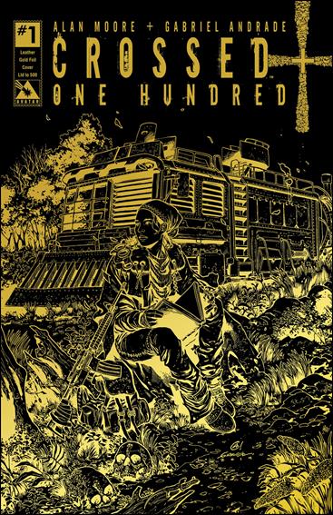 Crossed Plus One Hundred issue 1-J Gold Leather Cover 1/500