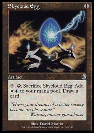 Magic the Gathering: Odyssey (Base Set) card 309 Skycloud Egg
