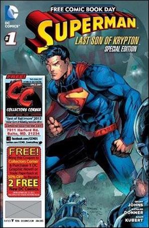 Superman: The Last Son of Krypton FCBD Special Edition issue 1-Q Collectors Corner Cover