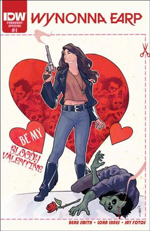 Wynonna Earp (2016) issue 1-C Chris Evenhuis Valentine's Wraparound Sub Cover