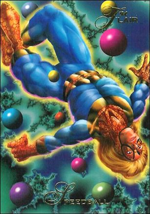 Marvel Annual Flair '94 (Base Set) card 64 Speedball