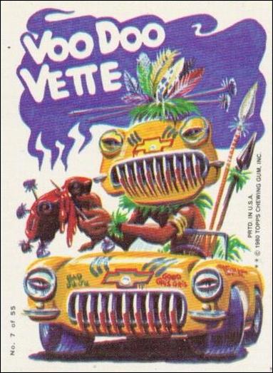 Weird Wheels (Base Set) card 7 Voo Doo Vette