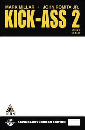 Kick-Ass 2 issue 7-C Comic Oasis Blank/Sketch Cover