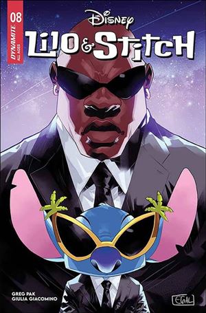 Lilo & Stitch issue 8-C Edwin Galmon Cardstock Cover