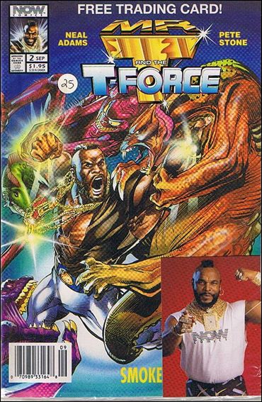 Mr. T and the T-Force issue 2-B Newsstand Edition Polybagged w/Photo Trading Card