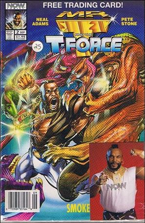 Mr. T and the T-Force issue 2-B Newsstand Edition Polybagged w/Photo Trading Card