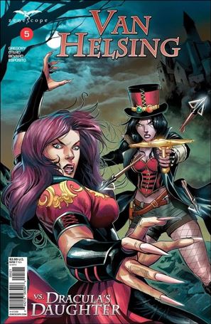 Van Helsing vs. Dracula's Daughter issue 5-B Martin Coccolo Cover