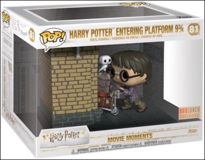 POP! Harry Potter figure 81 Harry Potter Entering Platform 9 3/4 BoxLunch