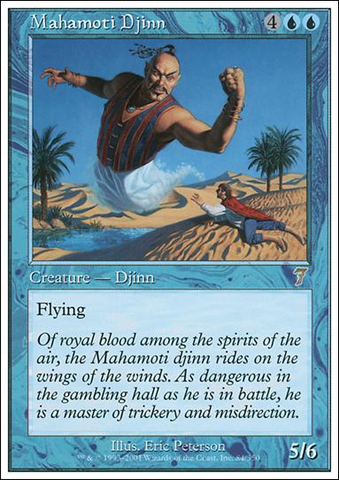 Magic the Gathering: 7th Edition (Base Set) card 84 Mahamoti Djinn
