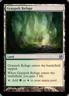 Magic the Gathering: Duel Decks: Ajani vs. Nicol Bolas card 33 Graypelt Refuge