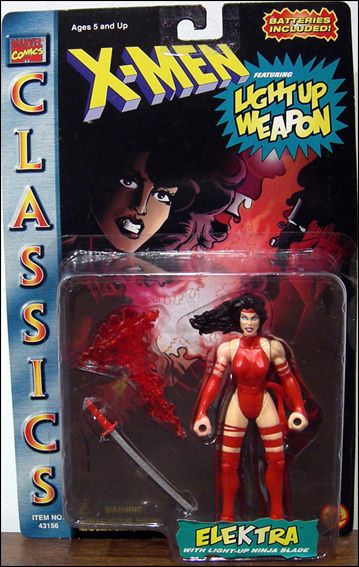 X-Men (Classics Light Up Weapons Series) figure 1 Elektra