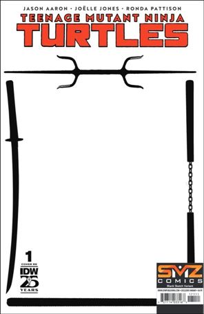 Teenage Mutant Ninja Turtles (2024) issue 1-ZY Retailer Exclusive Weapons Blank Sketch Cover