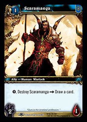 World of Warcraft: Through the Dark Portal (Base Set) card 189 Scaramanga