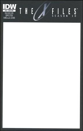 X-Files: Season 10 issue 18-B Blank Subscription Cover