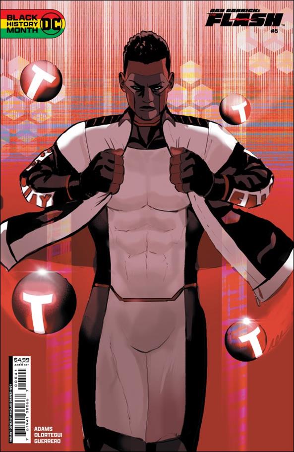Jay Garrick: The Flash issue 5-D Nikolas Draper-Ivey Black History Cardstock Cover