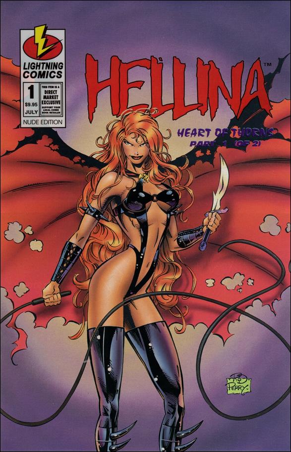 Hellina: Heart of Thorns  issue 1-B Acetate Overlay Nude Cover
